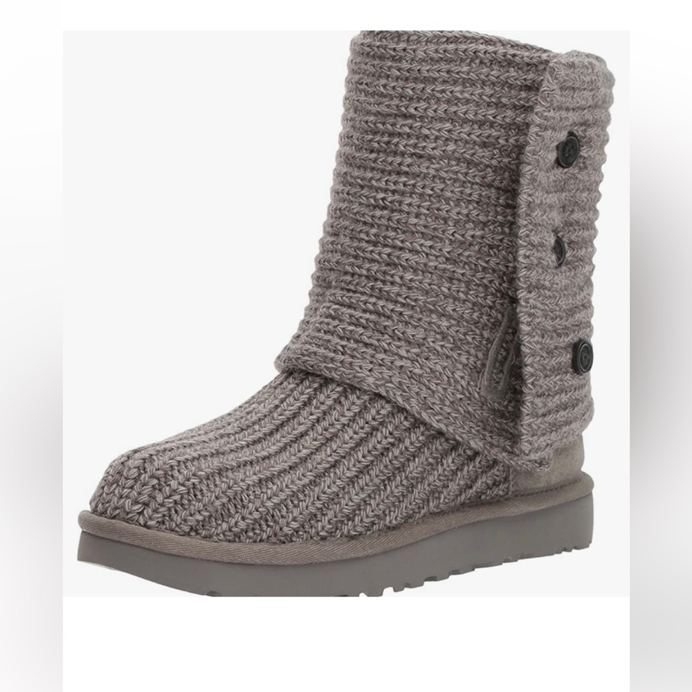 UGG- Gray Knit Boots, size 7